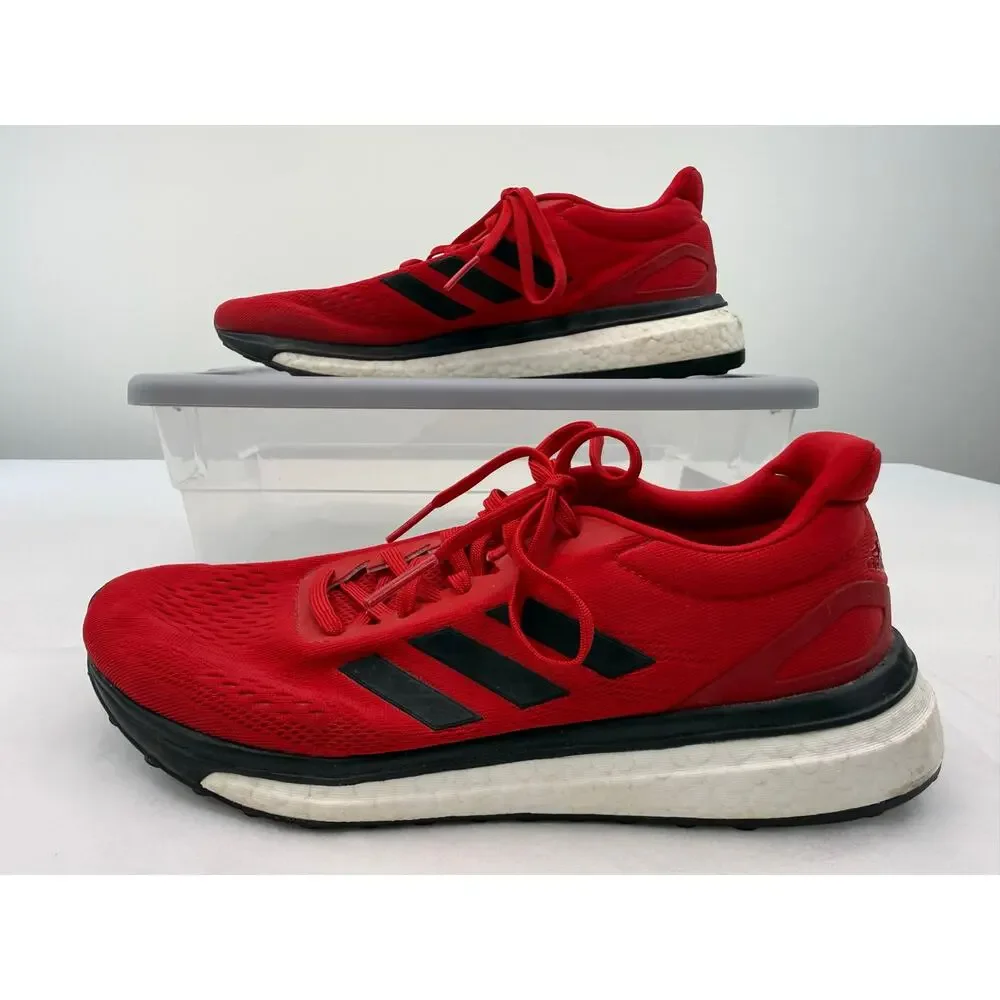 Adidas Sonic Drive Boost Running Shoes Red Black Mens Size 7.5 Athletic Sneakers
